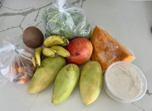 A selection of local produce from the Cayman Islands Farmers Market